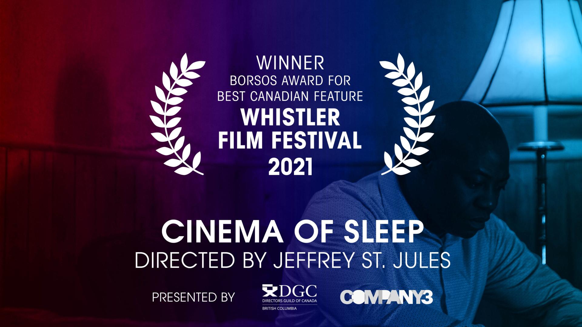 'Cinema of Sleep Wins Borsos Awards' core news picture
